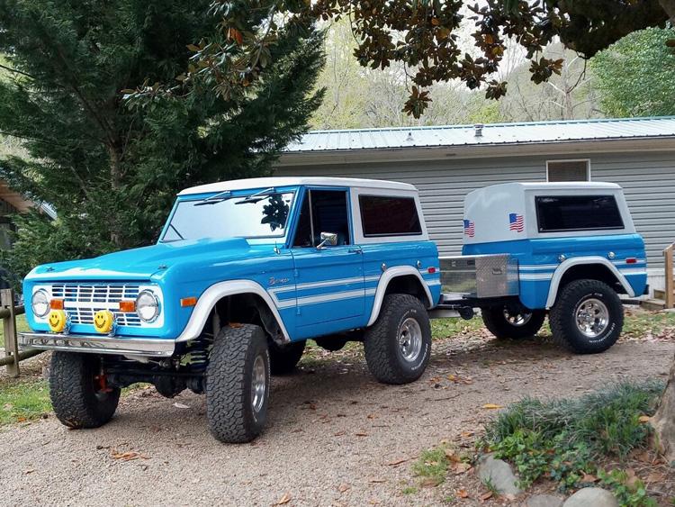 1977 Ford Bronco & Matching Trailer